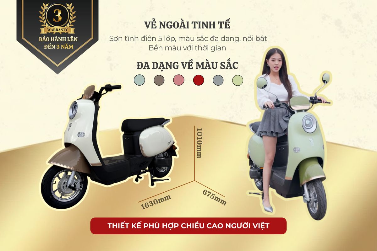 Xe Đạp Điện Dibao Rosa - Thế Giới Xe Điện