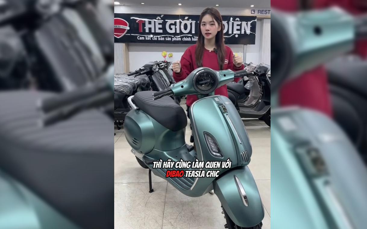 Xe Máy Điện Dibao Tesla Chic (Đèn Tròn)