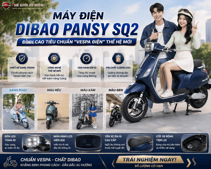 Xe Máy Điện Dibao Pansy SQ2