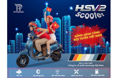 Địa chỉ mua xe ga 50cc Giorno HSV2 Hyosung chính hãng