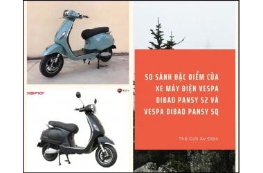 So sánh đặc điểm của xe máy điện Vespa Dibao Pansy S2 và Vespa Dibao Pansy SQ