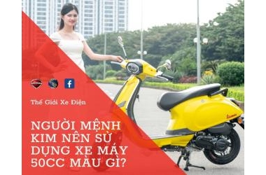 Người mệnh Kim nên sử dụng xe máy 50cc màu gì?