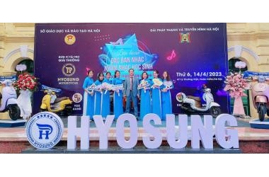 Hyosung nhà tài trợ chương trình “Liên hoan các ban nhạc - nhóm nhạc THPT TP Hà Nội”