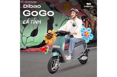 Nhỏ gọn cá tính cùng mẫu xe máy điện Dibao GoGo S5