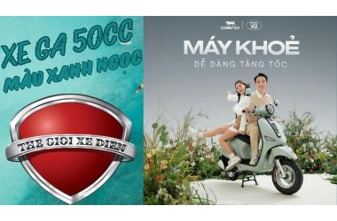 Xe ga 50cc màu xanh ngọc - Trendy và chất như nước cất cho mùa hè này