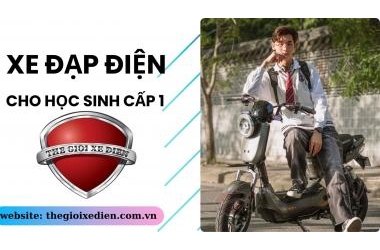 Xe đạp điện cho học sinh cấp 1 - An toàn, tiện lợi, đồng hành cùng con đến trường