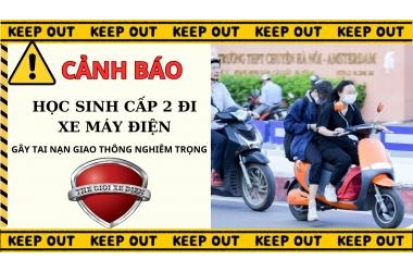 CẢNH BÁO: Học sinh cấp 2 đi xe máy điện gây tai nạn nghiêm trọng – Trách nhiệm thuộc về ai?