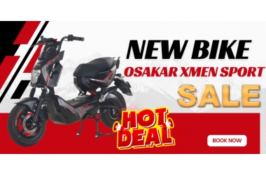 Test khả năng leo dốc hầm chung cư của xe máy điện Osakar Xmen Sport