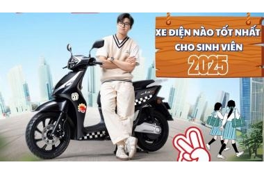 Xe điện nào tốt nhất cho sinh viên 2025? Top 4 mẫu xe giá tốt đỉnh phong cách
