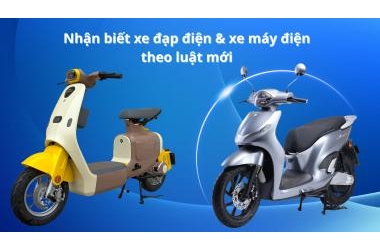 Nhận biết xe đạp điện và xe máy điện theo luật mới nhất để tránh vi phạm giao thông