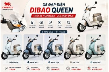 XE ĐẠP ĐIỆN DIBAO QUEEN – MẪU XE HOT TREND DÀNH CHO GIỚI TRẺ 2026