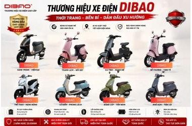 THƯƠNG HIỆU XE DIBAO – BIỂU TƯỢNG XE ĐIỆN ĐƯỢC GIỚI TRẺ YÊU THÍCH NHẤT HIỆN NAY