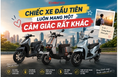 CHIẾC XE MÁY ĐIỆN ĐẦU TIÊN LUÔN MANG MỘT CẢM GIÁC RẤT KHÁC - Thế Giới Xe Điện