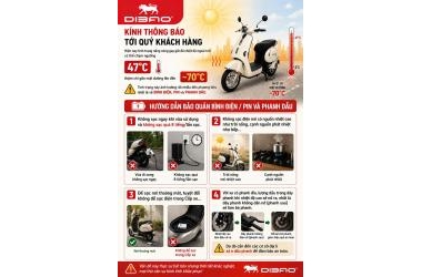 THÔNG BÁO KHẨN: Hướng Dẫn Bảo Vệ Pin, Bình Điện Và Khắc Phục Lỗi Bó Phanh Xe Điện Trong Mùa Nắng Nóng Kỷ Lục 47 Độ C