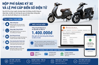 Hướng Dẫn Nộp Phí Đăng Ký Xe Điện Và Lệ Phí Cấp Biển Số Điện Tử Từ A-Z