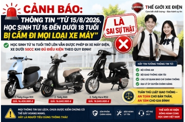 Thực Hư Tin Đồn: Học Sinh Từ 16 Đến Dưới 18 Tuổi Bị Cấm Đi Mọi Loại Xe Máy Từ 15/8/2026?