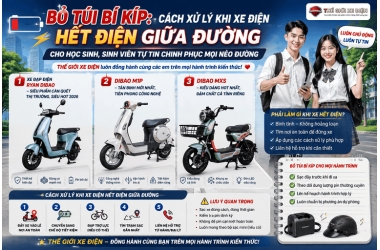 Bỏ Túi Bí Kíp: Cách Xử Lý Khi Xe Điện Hết Điện Giữa Đường Cho Học Sinh, Sinh Viên Tự Tin Chinh Phục Mọi Nẻo Đường