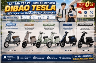 Tất Tần Tật Về Dòng Xe Máy Điện Dibao Tesla – Biểu Tượng Sang Trọng, Đẳng Cấp Thời Thượng