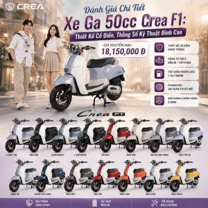 Xe Ga 50cc Crea F1 - Siêu Giảm Giá
